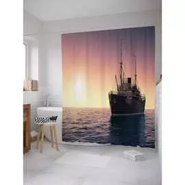 Шторка-занавеска для ванной JOYARTY