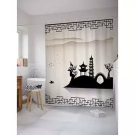 Шторка-занавеска для ванной JOYARTY