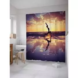 Шторка-занавеска для ванной JOYARTY