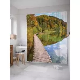 Шторка-занавеска для ванной JOYARTY