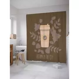 Шторка-занавеска для ванной JOYARTY