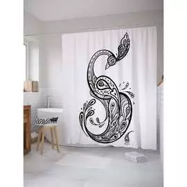 Шторка-занавеска для ванной JOYARTY