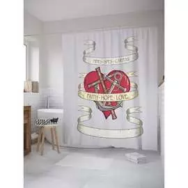 Шторка-занавеска для ванной JOYARTY