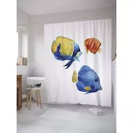 Шторка-занавеска для ванной JOYARTY