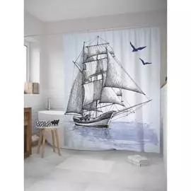 Шторка-занавеска для ванной JOYARTY