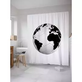 Шторка-занавеска для ванной JOYARTY