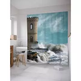 Шторка-занавеска для ванной JOYARTY