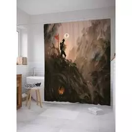 Шторка-занавеска для ванной JOYARTY