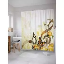 Шторка-занавеска для ванной JOYARTY