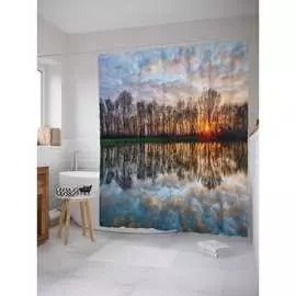 Шторка-занавеска для ванной JOYARTY