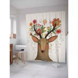 Шторка-занавеска для ванной JOYARTY