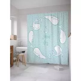 Шторка-занавеска для ванной JOYARTY