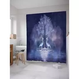 Шторка-занавеска для ванной JOYARTY