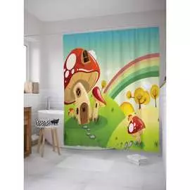 Шторка-занавеска для ванной JOYARTY