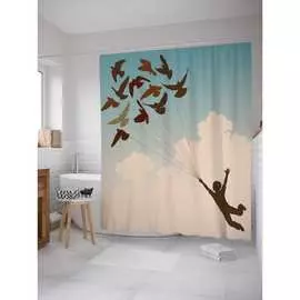 Шторка-занавеска для ванной JOYARTY