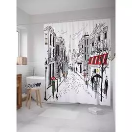 Шторка-занавеска для ванной JOYARTY