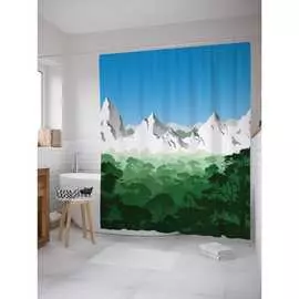 Шторка-занавеска для ванной JOYARTY