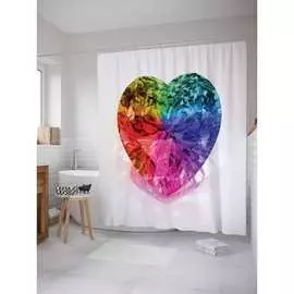 Шторка-занавеска для ванной JOYARTY