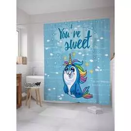 Шторка-занавеска для ванной JOYARTY