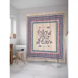 Шторка-занавеска для ванной JOYARTY