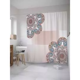 Шторка-занавеска для ванной JOYARTY