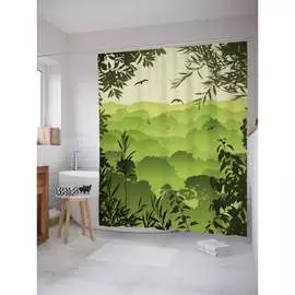 Шторка-занавеска для ванной JOYARTY