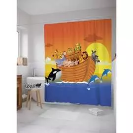 Шторка-занавеска для ванной JOYARTY