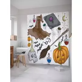 Шторка-занавеска для ванной JOYARTY