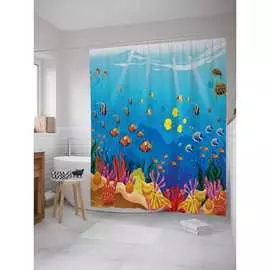 Шторка-занавеска для ванной JOYARTY