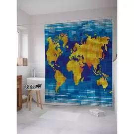 Шторка-занавеска для ванной JOYARTY