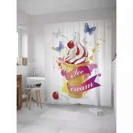 Шторка-занавеска для ванной JOYARTY