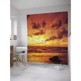 Шторка-занавеска для ванной JOYARTY