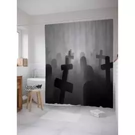 Шторка-занавеска для ванной JOYARTY