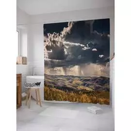 Шторка-занавеска для ванной JOYARTY