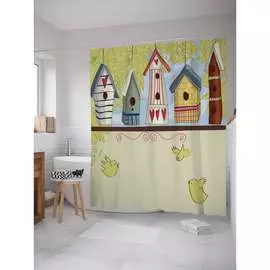 Шторка-занавеска для ванной JOYARTY