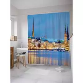 Шторка-занавеска для ванной JOYARTY