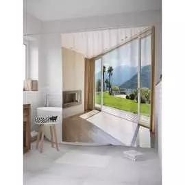 Шторка-занавеска для ванной JOYARTY