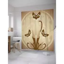 Шторка-занавеска для ванной JOYARTY