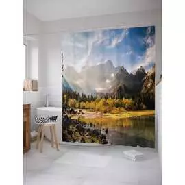 Шторка-занавеска для ванной JOYARTY