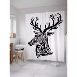 Шторка-занавеска для ванной JOYARTY