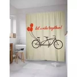 Шторка-занавеска для ванной JOYARTY