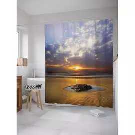 Шторка-занавеска для ванной JOYARTY