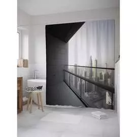 Шторка-занавеска для ванной JOYARTY