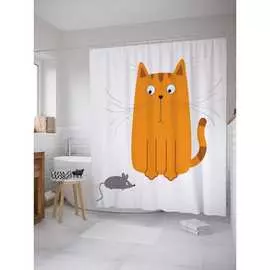 Шторка-занавеска для ванной JOYARTY