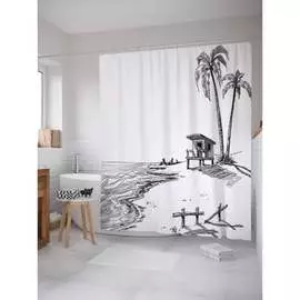 Шторка-занавеска для ванной JOYARTY