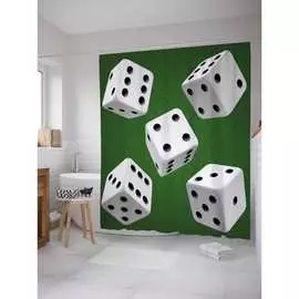 Шторка-занавеска для ванной JOYARTY