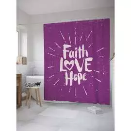 Шторка-занавеска для ванной JOYARTY