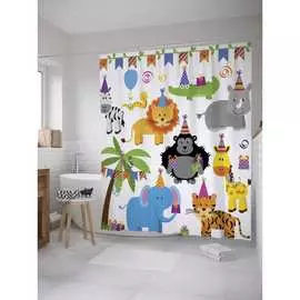 Шторка-занавеска для ванной JOYARTY