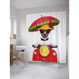 Шторка-занавеска для ванной JOYARTY