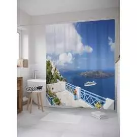 Шторка-занавеска для ванной JOYARTY